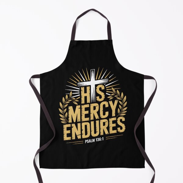 Item preview, His Mercy Endures - Psalm 136:1 Faith Based Graphic Tee designed and sold by ForgedByFaith.