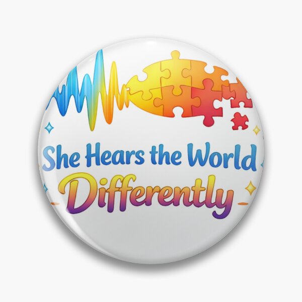 Item preview, She hears the world different  designed and sold by DifferentTowersNotLess.