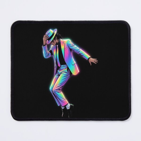 Item preview, MJ Dance King Rainbow Suit Neon Glow Art designed and sold by ExploreAura Studio.