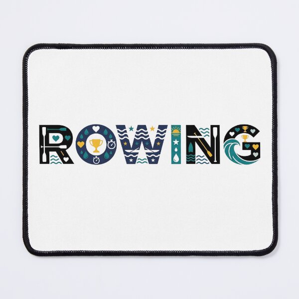Item preview, Modern Rowing Typography Design Crew Team Regatta Aesthetic designed and sold by Winarrts.