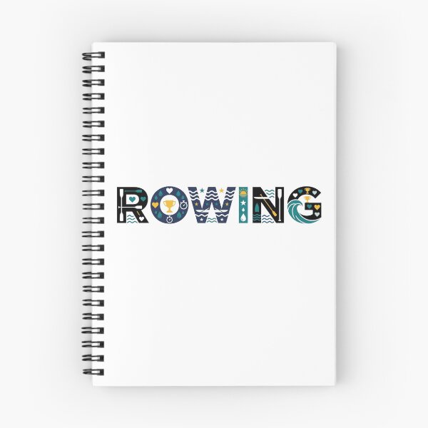 Item preview, Modern Rowing Typography Design Crew Team Regatta Aesthetic designed and sold by Winarrts.