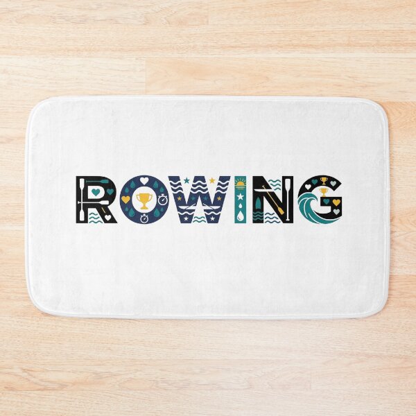 Item preview, Modern Rowing Typography Design Crew Team Regatta Aesthetic designed and sold by Winarrts.