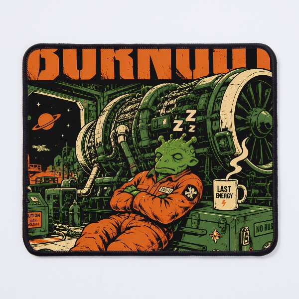 Item preview, Interstellar Burnout Space Mechanic Alien Art designed and sold by Highwayman1975.
