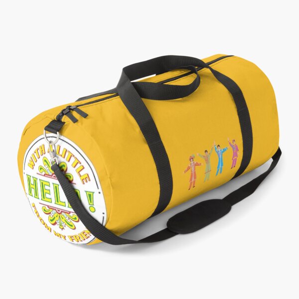 Item preview, A Little HELP! From my Friends (Beatles Mashup) Yellow Background designed and sold by hatsharpener.