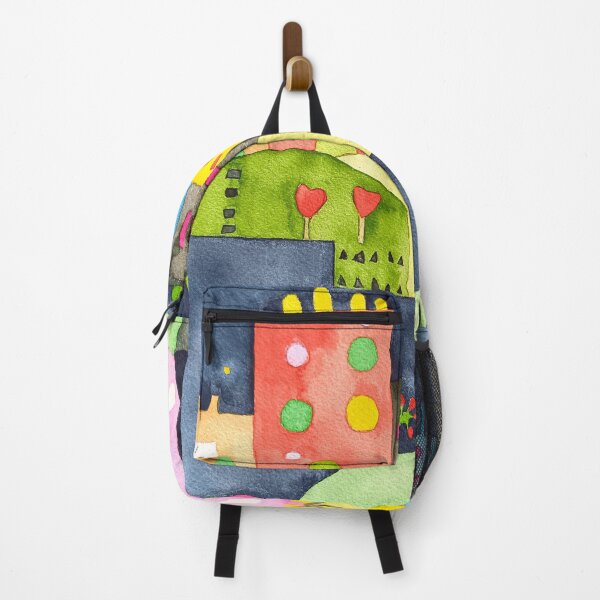 Item preview, Magical Colorful City Under Moon designed and sold by ArtCheri.