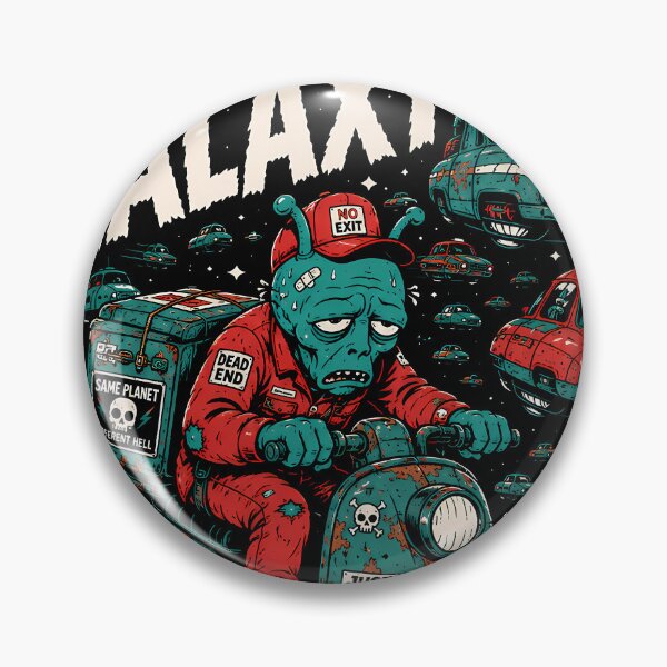Item preview, The Dead-End Galaxy Alien Delivery Rider designed and sold by Highwayman1975.