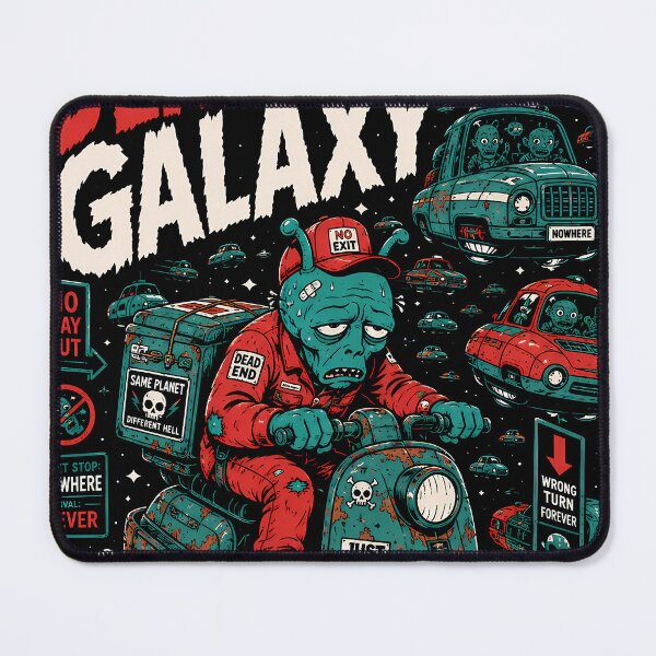 Item preview, The Dead-End Galaxy Alien Delivery Rider designed and sold by Highwayman1975.