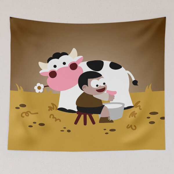 Item preview, Milking Boy designed and sold by Sonia Pascual Izquierdo.