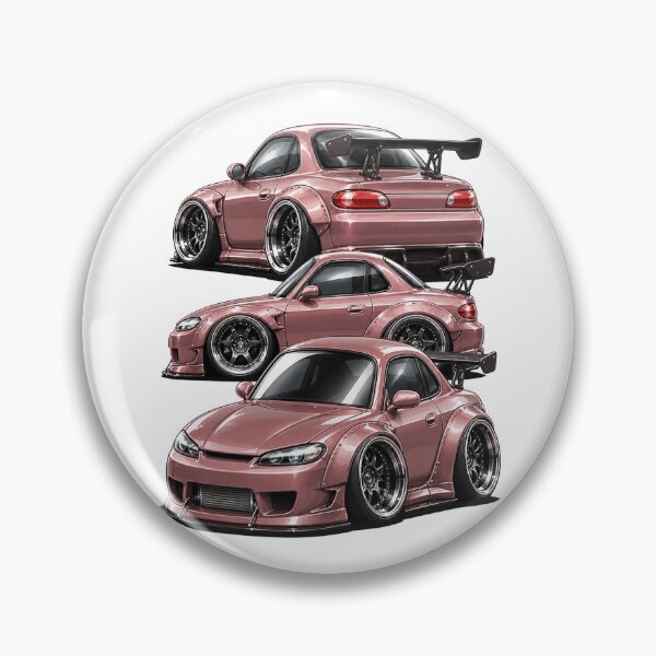 Item preview, Wide Fitment Chibi Performance Car peach designed and sold by LkmDsgn.