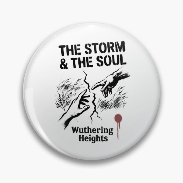 Item preview, The Storm And The Soul Wuthering Heights Gothic Book Design designed and sold by Fenay Designs.