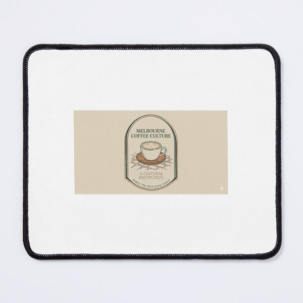 Item preview, Melbourne Coffee Culture Art Print - Minimalist Retro Travel Poster - Funny Coffee Snob Gift (Sorry Sydney) designed and sold by CultureCourse.