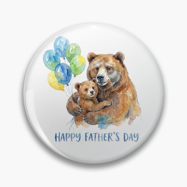 Item preview, Brown Bear - Happy Fathers Day designed and sold by Roy & Tiffany.