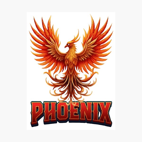 Item preview, Phoenix Rising – Mythical Bird designed and sold by PrashaDesigns.