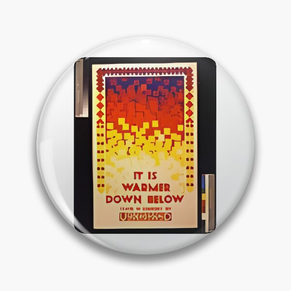 Item preview, Retro Geothermal Heat Map | Vintage Travel designed and sold by GammaRay.