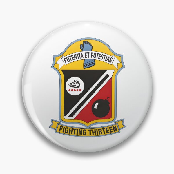 Item preview, VF-13 "Fighting Thirteen" Squadron Insignia designed and sold by CharlieDesings.