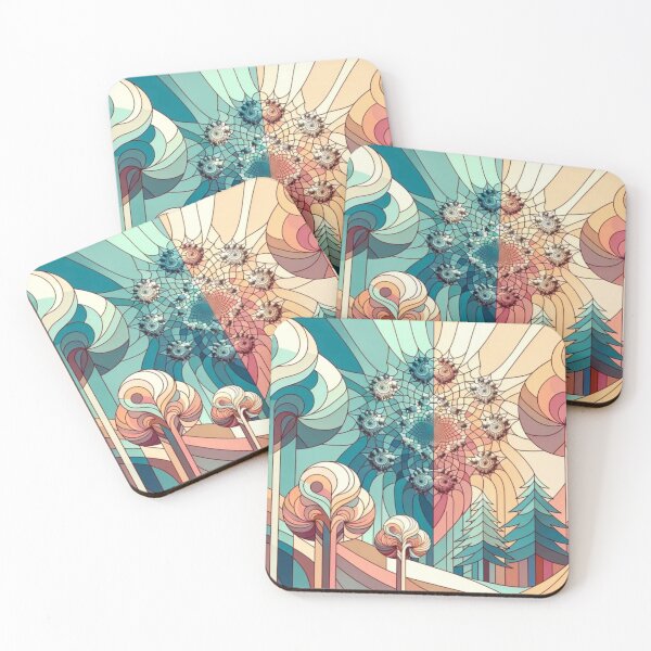 Item preview, Trippy Candy Trees and Spiral Web designed and sold by EchoWave11.