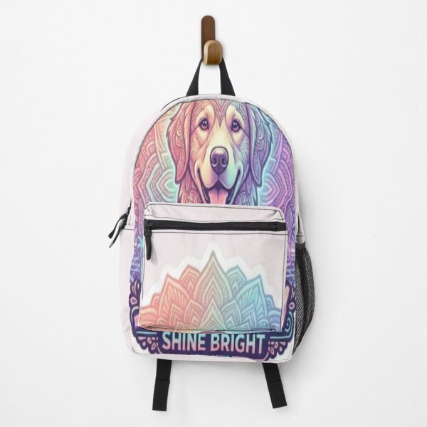 Item preview, Golden Retriever Mandala Sticker designed and sold by Chromatic Artistry.