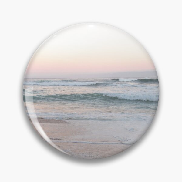 Item preview, Blush pink sunset at Praia da Adraga in Portugal - coastal summer photography designed and sold by Christa Stroo Photography.