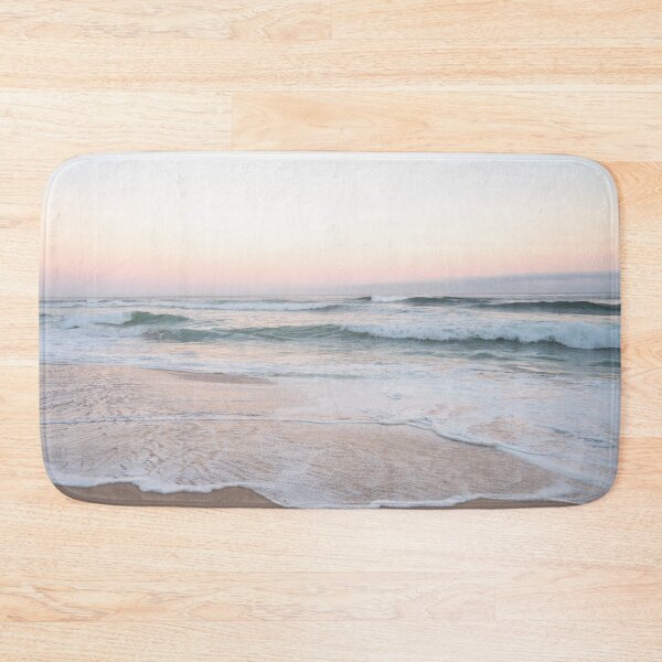 Item preview, Blush pink sunset at Praia da Adraga in Portugal - coastal summer photography designed and sold by Christa Stroo Photography.