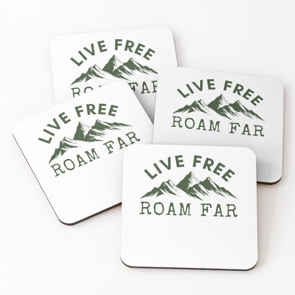 Item preview, Live free, roam far designed and sold by darshants.