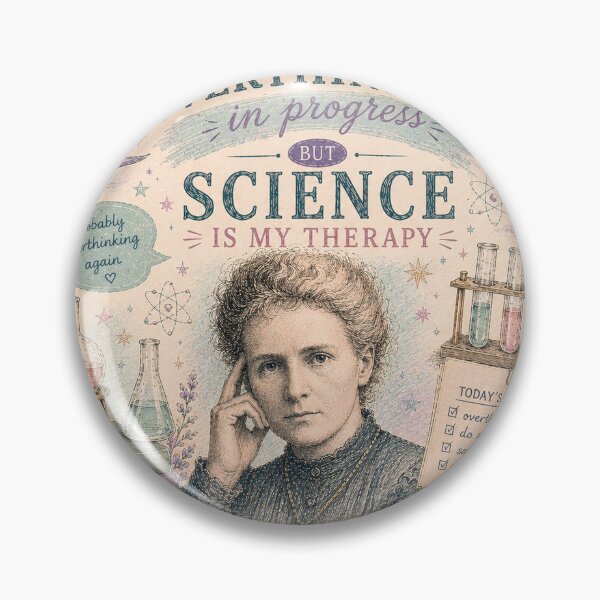 Item preview,  Science Is My Therapy - Marie Curie designed and sold by LuluLeb.