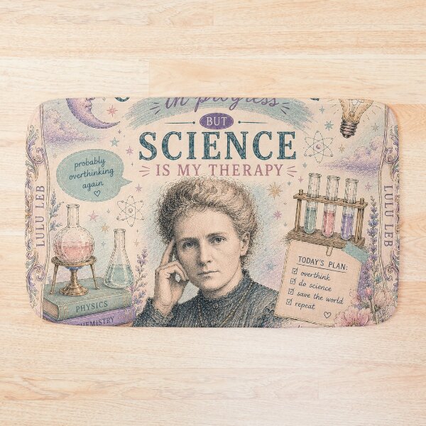 Item preview,  Science Is My Therapy - Marie Curie designed and sold by LuluLeb.