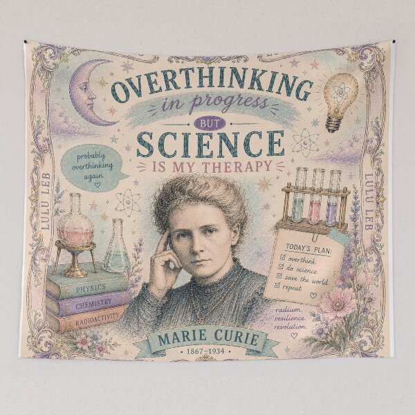 Item preview,  Science Is My Therapy - Marie Curie designed and sold by LuluLeb.