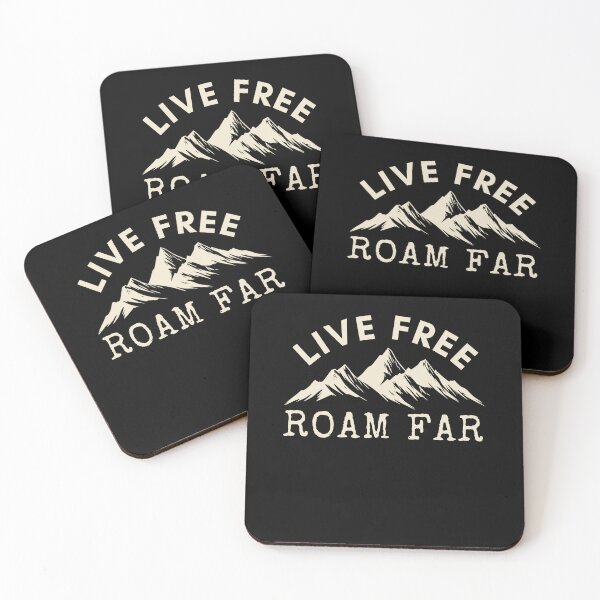 Item preview, Live free, roam far designed and sold by darshants.
