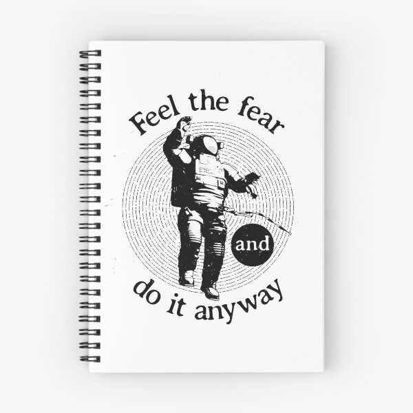 Item preview, Space Graphic | Feel the Fear and Do it Anyway designed and sold by MysticMarketWares.