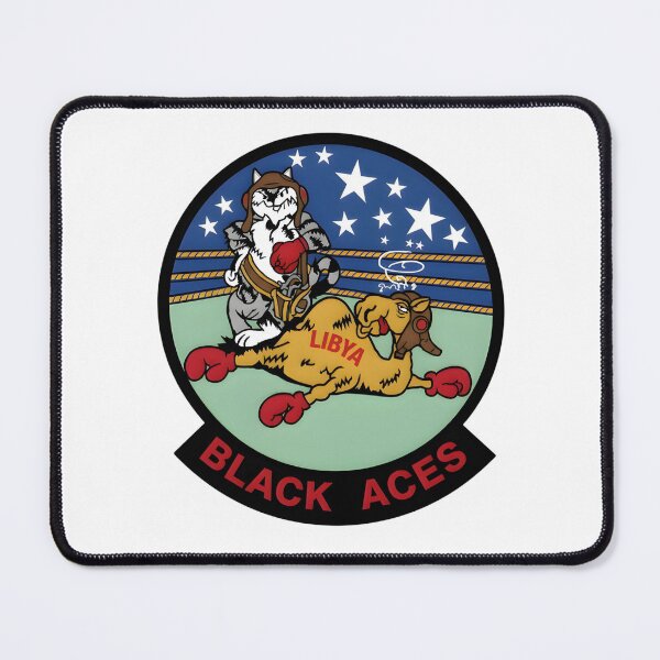 Item preview, VF-41 "Black Aces" Gulf of Sidra Incident Commemorative Patch designed and sold by CharlieDesings.