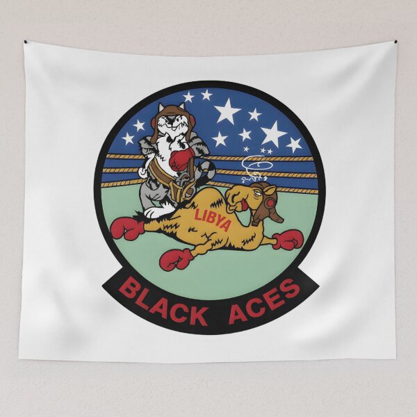 Item preview, VF-41 "Black Aces" Gulf of Sidra Incident Commemorative Patch designed and sold by CharlieDesings.