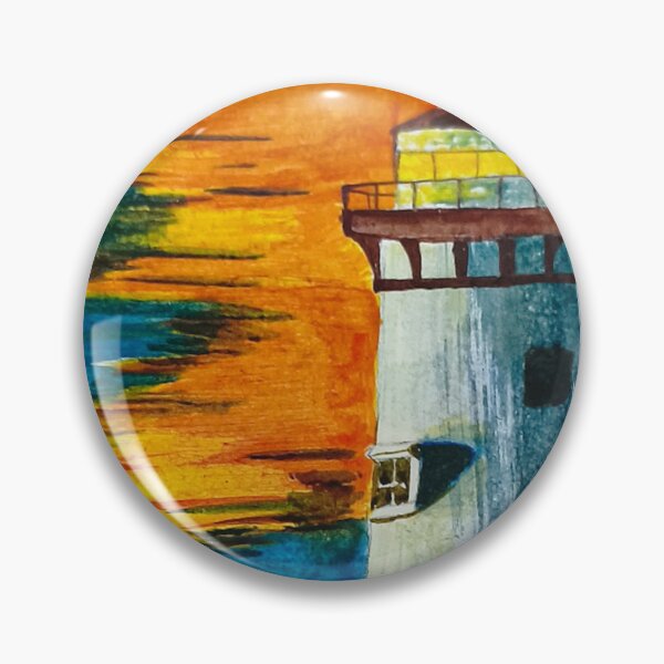 Item preview, Lighthouse hand-painted with watercolor. designed and sold by Greitas.