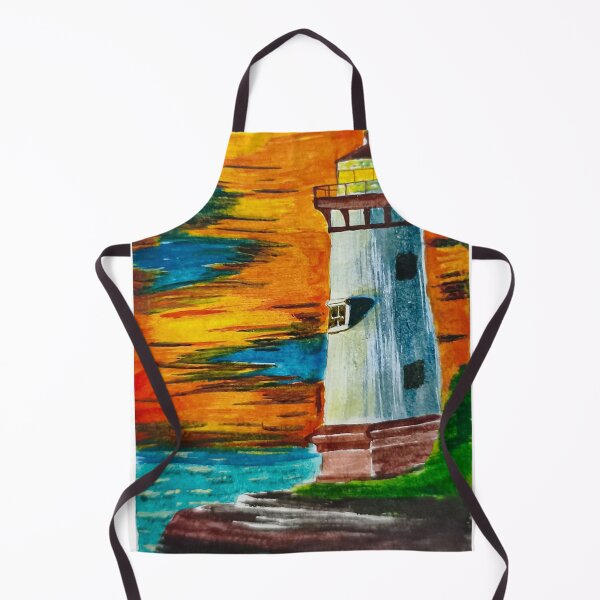 Artikelvorschau, Leuchtturm, handgemalt mit Aquarellfarben. entworfen und verkauft von Greitas.
