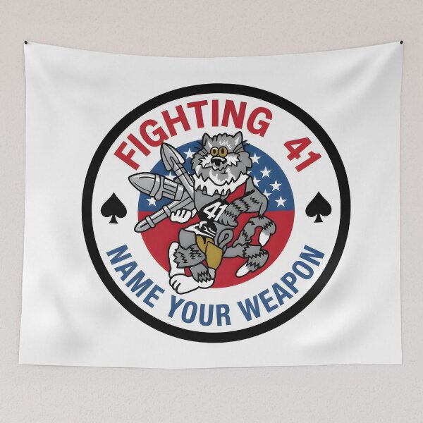 Item preview, VF-41 "Black Aces" Name Your Weapon Insignia designed and sold by CharlieDesings.