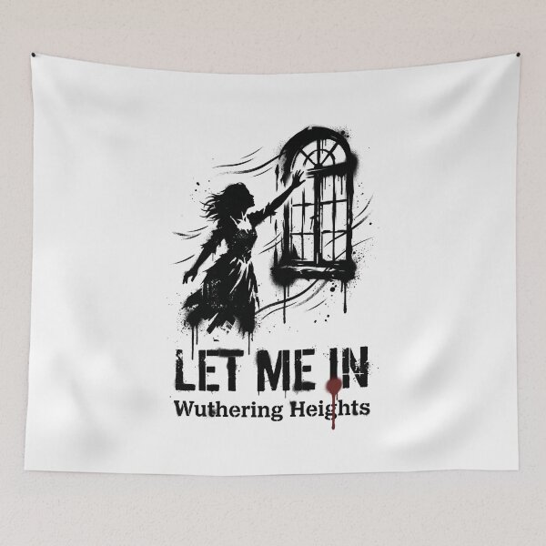 Item preview, Let Me In Wuthering Heights Gothic Window Design designed and sold by Fenay Designs.