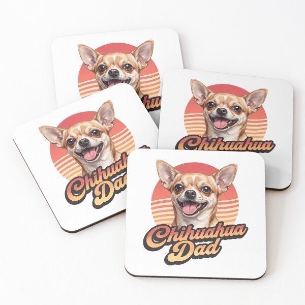 Item preview, Chihuahua Dad Retro Sunset Dog Owner Gift designed and sold by OlyvieArt.