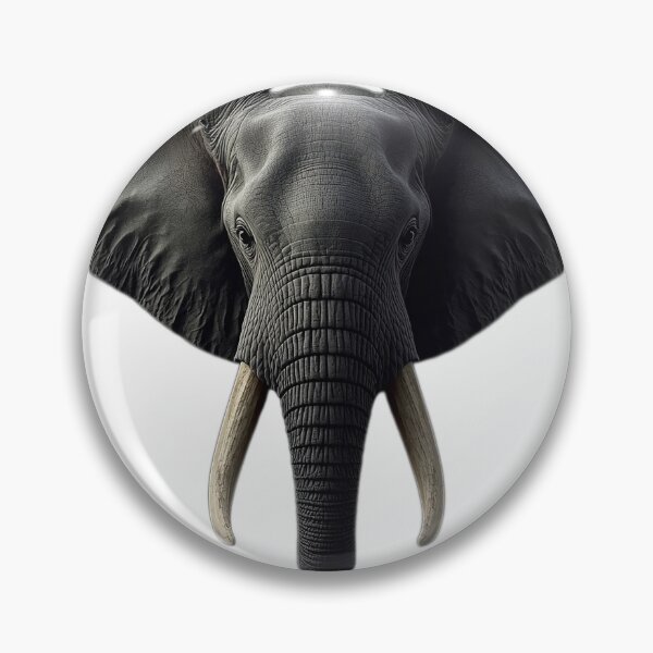 Artikelvorschau, Wise Elephant Portrait – Minimalist Wildlife Design entworfen und verkauft von SpeedProduction.