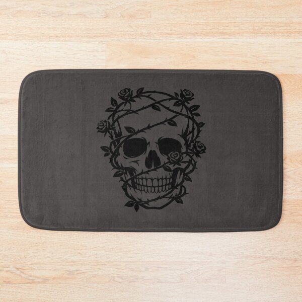 Item preview, Skull Wrapped in Rose Vines designed and sold by Sn1ver.