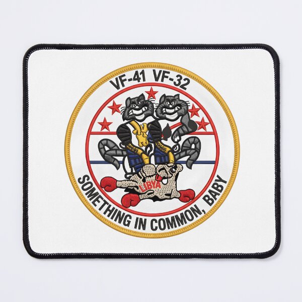 Item preview, VF-41 & VF-32 "Something in Common" Libya Engagement Patch designed and sold by CharlieDesings.