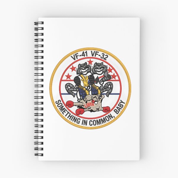 Item preview, VF-41 & VF-32 "Something in Common" Libya Engagement Patch designed and sold by CharlieDesings.