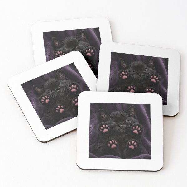 Item preview, Sleepy Tiny Void Paw Beans designed and sold by LovelyCatGalaxy.