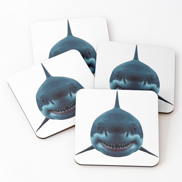 Item preview, Deep Sea Shark Portrait – Minimalist Ocean Design designed and sold by SpeedProduction.