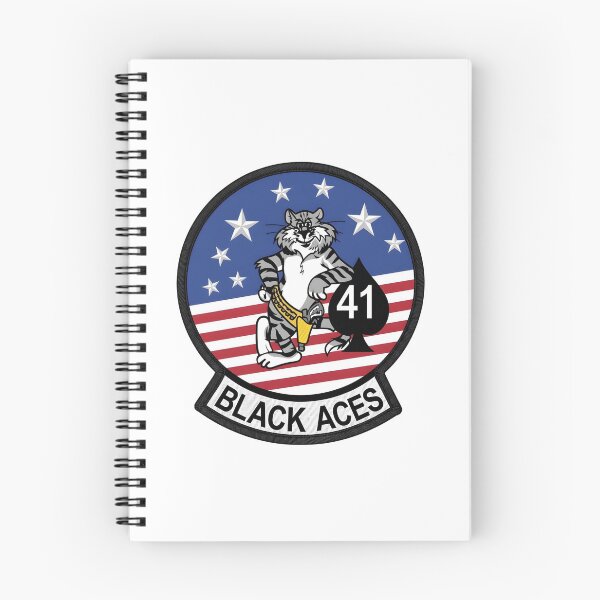 Item preview, VF-41 "Black Aces" High-Visibility Squadron Patch designed and sold by CharlieDesings.