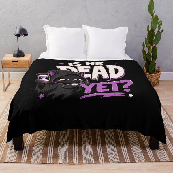Item preview, Is He Dead Yet? Cat designed and sold by JohnnyP-Store.