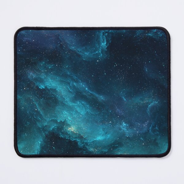 Item preview, Blue Galaxy Nebula Deep Space Starfield Cosmic Art designed and sold by Faithlines.