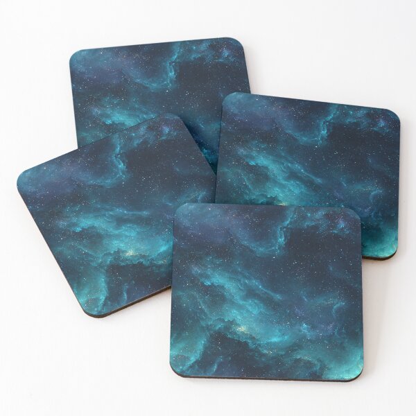 Item preview, Blue Galaxy Nebula Deep Space Starfield Cosmic Art designed and sold by Faithlines.
