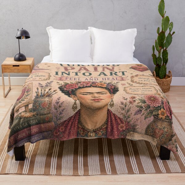 Item preview, Turning Pain into Art - Frida Kahlo designed and sold by LuluLeb.