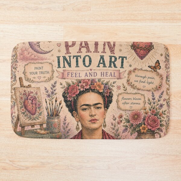 Item preview, Turning Pain into Art - Frida Kahlo designed and sold by LuluLeb.