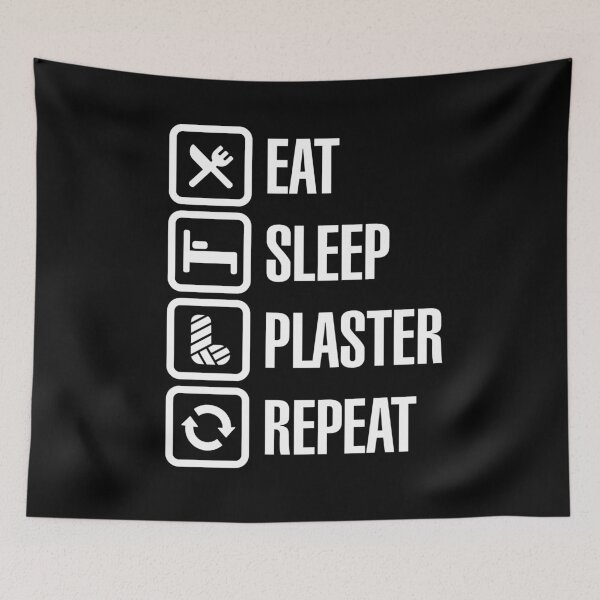 Item preview, Eat sleep plaster repeat - X- ray nurse designed and sold by LaundryFactory.