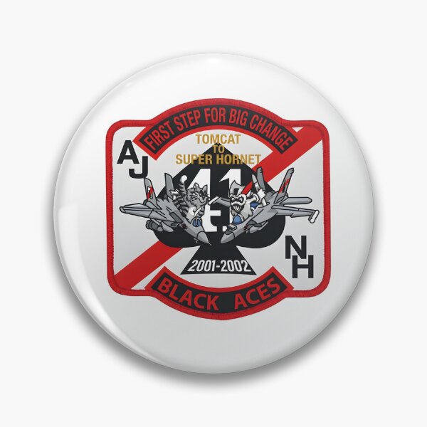 Item preview, VFA-41 "Black Aces" Aircraft Transition Patch (Tomcat to Super Hornet) designed and sold by CharlieDesings.